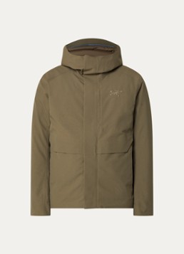 Arc'teryx Heren Gewatteerde parka met donsvulling in de kleur Khaki, maat: XL