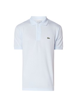 Lacoste Heren Regular fit polo van piqué katoen in de kleur Lichtblauw, maat: 3/S