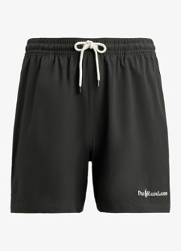 Ralph Lauren Heren Zwemshorts met logo in de kleur Deep Grey W/ EMB / Donkergrijs