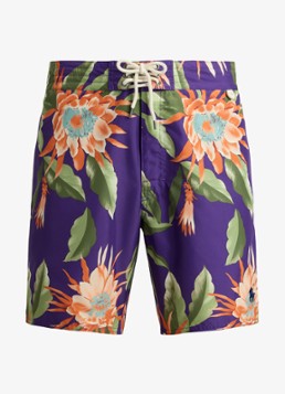 Ralph Lauren Heren Zwemshorts met bloemenprint in de kleur South Pacific Floral / Oranje