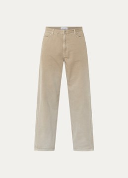 SAMSØE SAMSØE Heren Satimothy wide leg jeans met gekleurde wassing in de kleur Beige, maat: 34/34