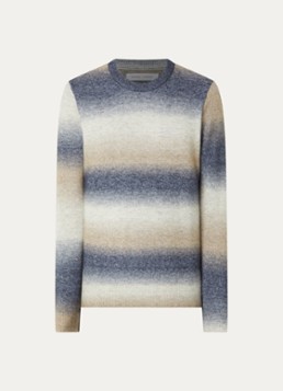 SAMSØE SAMSØE Dames Aiden fijngebreide pullover in alpaca wolblend in de kleur Beige, maat: M