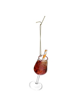 Kersten Spritz Cocktail kersthanger 13,3 cm Oranje - Deal