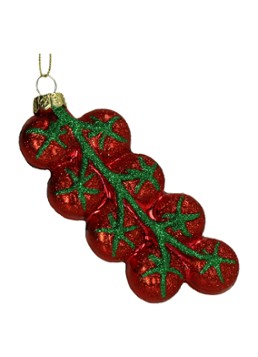Kersten Cherrytomaat kersthanger 12,4 cm Rood - Deal