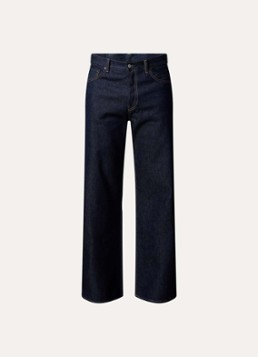 Acne Studios Heren Loose fit jeans met donkere wassing en steekzakken in de kleur Indigo, maat: 32/32