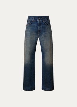 Acne Studios Heren Loose fit jeans met medium wassing in de kleur Indigo, maat: 30/32