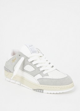Axel Arigato Heren Area Lo sneaker van leer met suède details in de kleur Grijs, maat: 42