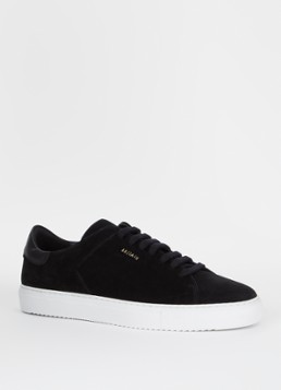 Axel Arigato Heren Clean 90 sneaker van suède met logo in de kleur Zwart, maat: 45