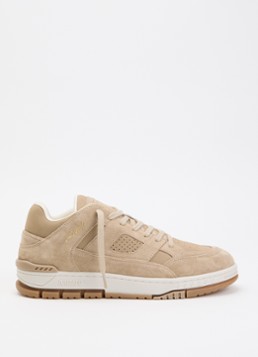 Axel Arigato Heren Area Lo sneaker van suède met details van nubuck in de kleur Naturel, maat: 46
