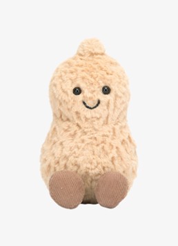 Jellycat Amuseables Peanut knuffel 15 cm in de kleur Beige, maat: 5x7x15