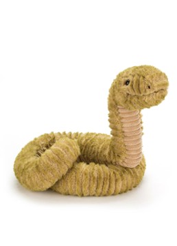 Jellycat Meisjes Slither Snake 27 cm in de kleur Khaki, maat: -