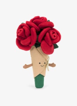 Jellycat Meisjes Amuseables Rose Bouquet knuffel 30 cm in de kleur Multicolor, maat: -