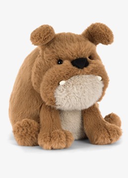 Jellycat Meisjes Derreck Dog knuffel 23 cm in de kleur Multicolor, maat: ns