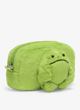 Jellycat Ricky Rain Frog knuffeletui 17 cm in de kleur Groen, maat: One Size