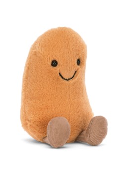 Jellycat Amuseables Bean knuffel 13 cm in de kleur Oranje, maat: OS