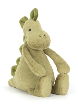 Jellycat Bashful Dino knuffel 31 cm in de kleur Groen, maat: OS