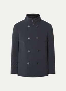 Peuterey Heren Gewatteerd jack met donsvulling en ritszakken in de kleur Donkerblauw, maat: M