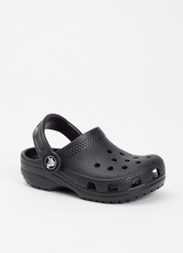 Crocs Classic Clog instapper met logo in de kleur Zwart, maat: 25/26