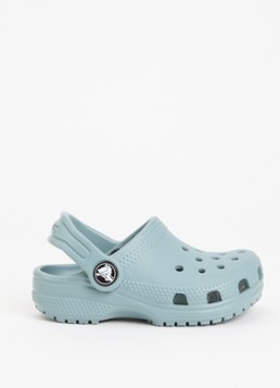 Crocs Jongens Classic Clog instapper met logo in de kleur Zeegroen, maat: 19/20