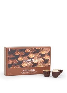 Cluizel Paris Cappuccino chocolade bonbons in geschenkverpakking 8 stuks - Deal