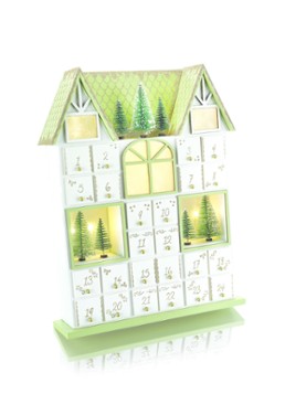 Amaretti Virginia Virginia Adventskalender met diverse lekkernijen 150 gram - 24 dagen Beige 150gr. Adventskalenders - Deal