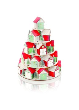 Amaretti Virginia Virginia Draaibare Adventskalender met diverse lekkernijen 150 gram - 24 dagen Beige 150gr. Adventskalenders - Deal