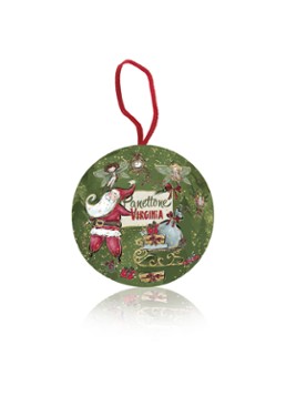 Amaretti Virginia Virginia Mini Panettone in kerstbal 100 gram Beige - Deal