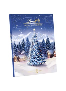 Lindt Magic adventskalender 265 gram - 24 dagen Beige 265gr Adventskalenders - Deal