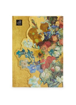 MTDay Vincents Bloemen A5 gelinieerd notitieboek Beige - Deal