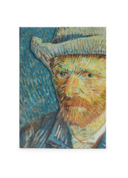 MTDay Zelfportret A5 gelinieerd notitieboek Blauw - Deal