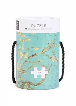 MTDay Almond Blossom legpuzzel 108 stukjes in de kleur Lichtblauw, maat: 1MAAT