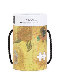 MTDay Sunflowers legpuzzel 108 stukjes in de kleur Beige, maat: 1MAAT