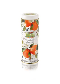 Amaretti Virginia Soft Orange amaretti koekjes in blik 140 gram - Deal