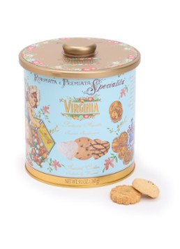 Amaretti Virginia Virginia Pasticcini koekjes in blik 260 gram - Deal