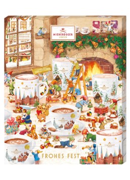 Niederegger Adventskalender Hot Drinks doos 548g - Deal