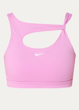 Nike Dames Sport bh met medium support en logo in de kleur Roze, maat: S