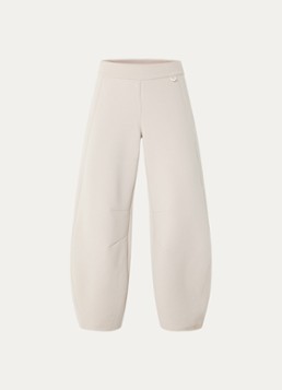 Nike Dames 24.7 high waist wide fit joggingbroek met steekzakken in de kleur Beige, maat: M