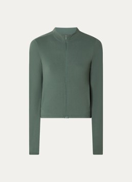 Nike Dames Zenvy sweatvest met steekzakken in de kleur Groen, maat: XS