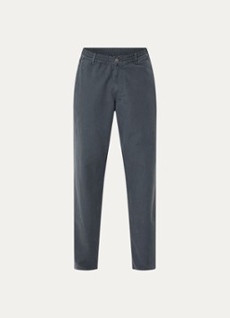 Forét Heren Clay straight fit chino met steekzakken in de kleur Donkergrijs, maat: XL