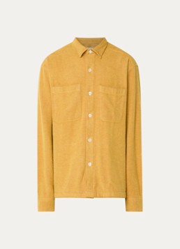 Forét Heren Moon overshirt met borstzak in de kleur Geel, maat: XL
