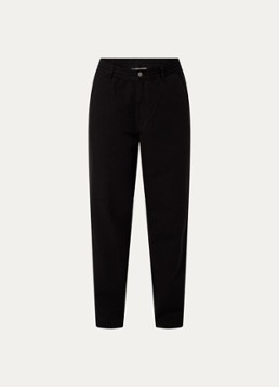 Forét Heren Clay loose fit jeans met steekzakken in de kleur Zwart, maat: XXL