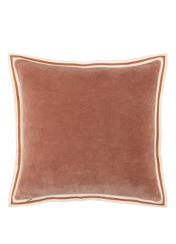Olivier Desforges Galons sierkussenhoes 45 x 45 cm Steenrood - Deal