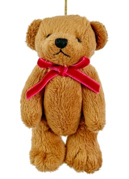 Shishi Teddy Bear kersthanger 11 cm Lichtbruin - Deal