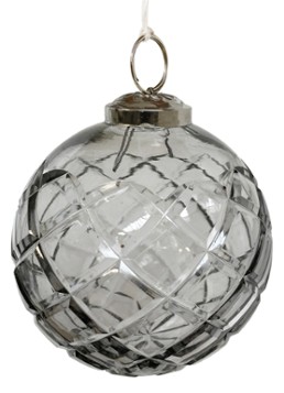 Shishi Crystal kerstbal 9 cm Transparant - Deal