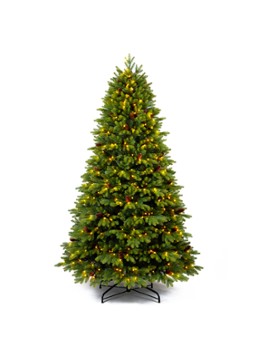 Van Der Gucht Oakland kunstkerstboom met LED verlichting 195 cm Groen - Deal