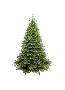 Van Der Gucht Kansas Green kunstkerstboom met LED verlichting 210 cm Donkergroen - Deal