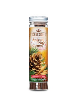 Van Der Gucht Spiced Pine Cones geurstokjes set van 6 Groen - Deal