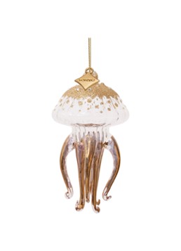 Vondels Kwal kersthanger 10,5 cm Goud - Deal