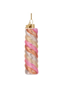 Vondels Spekje kersthanger 10 cm Roze - Deal
