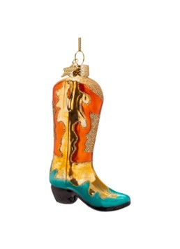 Vondels Cowboylaars kersthanger 11,5 cm Oranje - Deal
